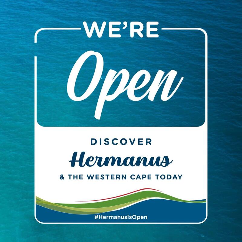Hermanus Is Open - come and explore - near Cape Town, South Africa